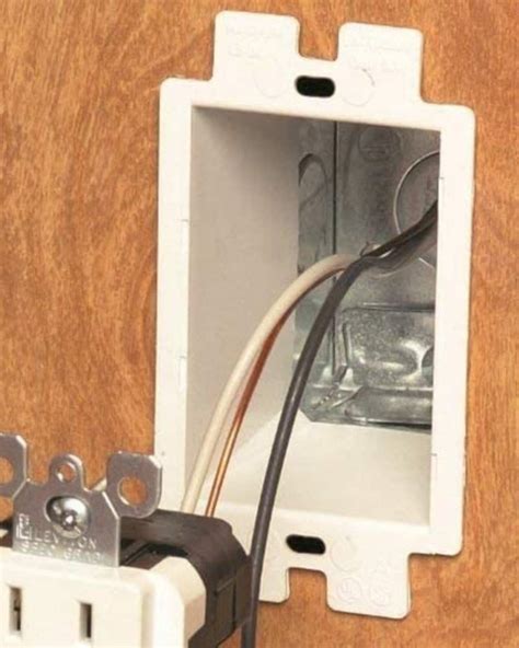 no stud electrical box home depot|outlet box for existing wall.